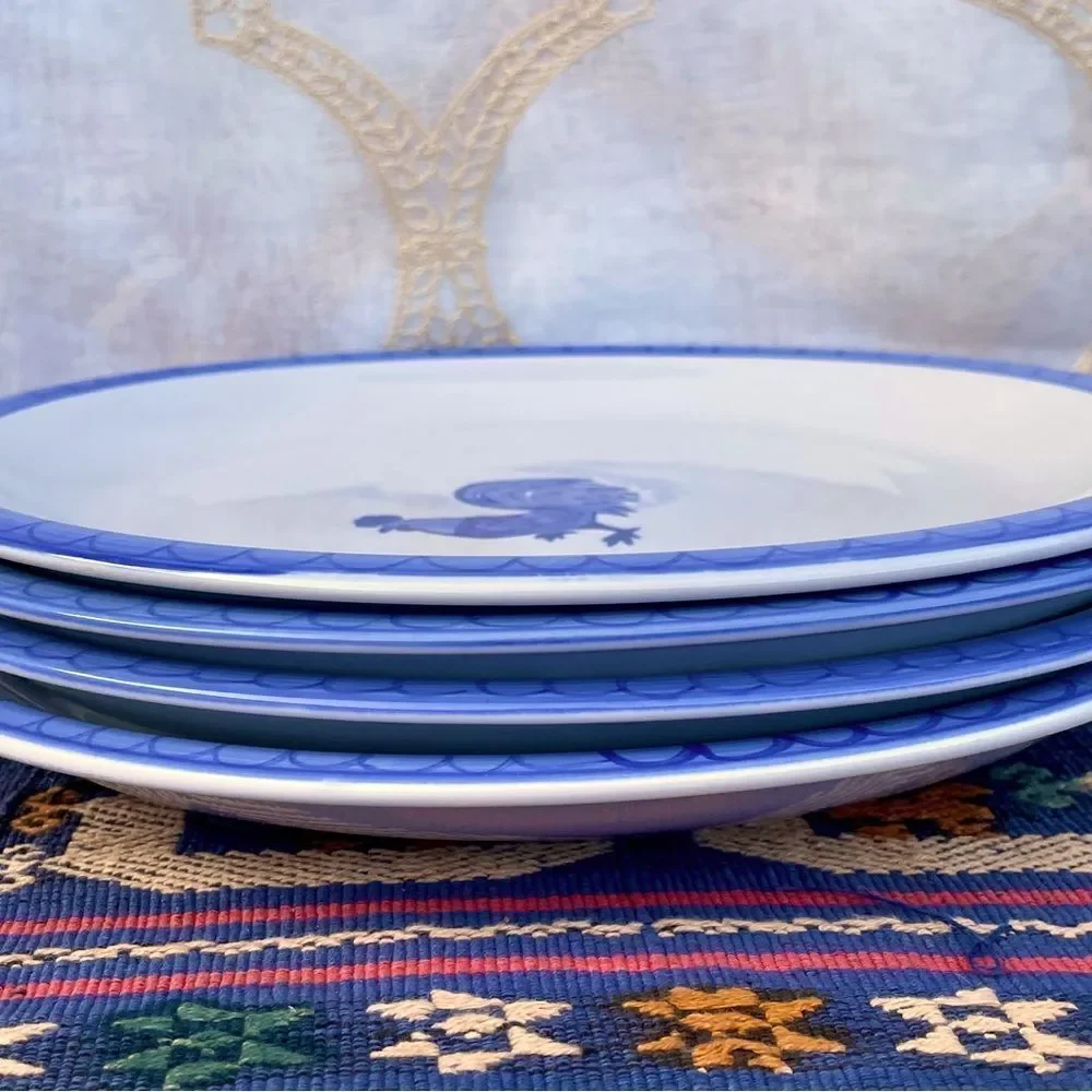 Folkcraft Stoneware Dinner Plates